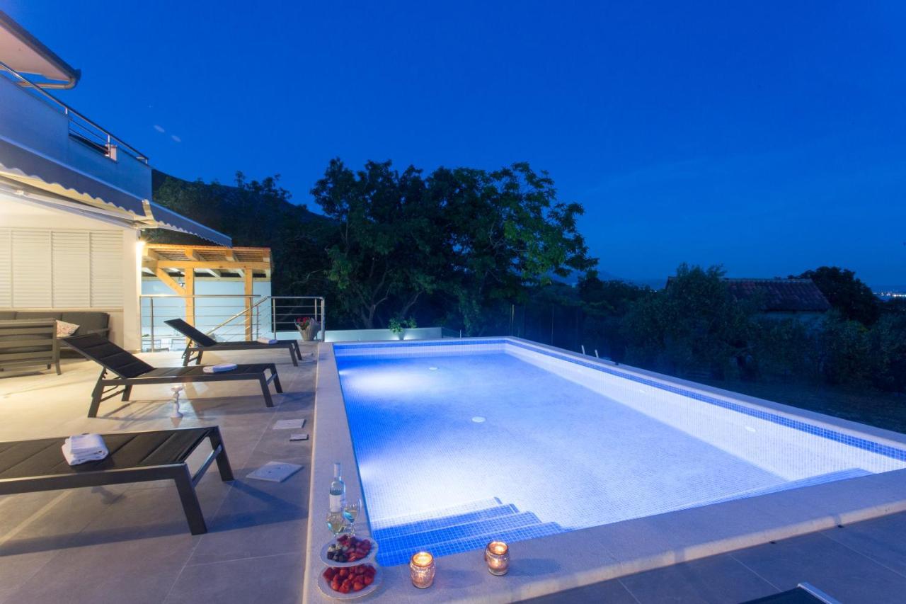 Kaštel Stari Villa Ivano With Sea&Mountain View מראה חיצוני תמונה