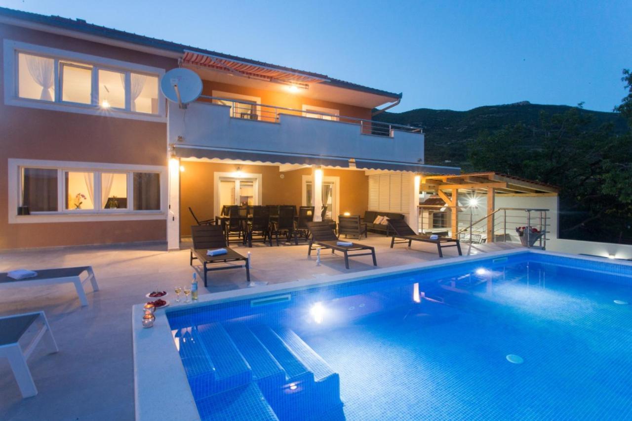 Kaštel Stari Villa Ivano With Sea&Mountain View מראה חיצוני תמונה